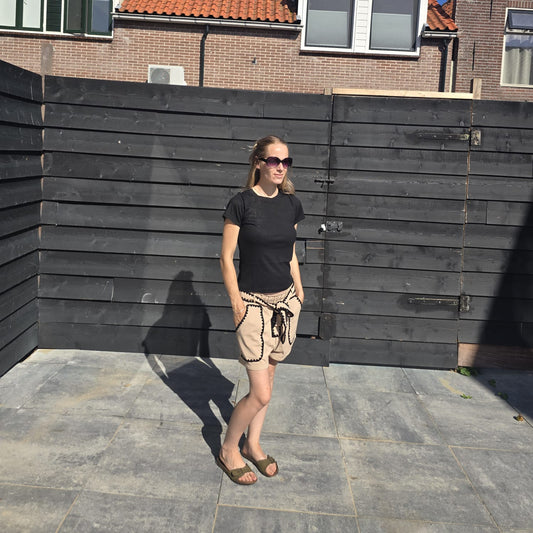 Basic T-shirt zwart, stijlvol & veelzijdig